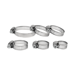 Nerūdijančio plieno AMERIKIEČIŠKO TIPO sliekinių spaustuvų rinkinys, kurių diapazonas yra 6–38 mm -AMTW2W SET1/8