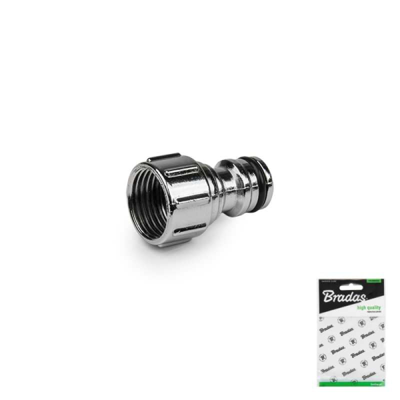 Čiaupo jungtis GW 1/2" CINKO CHROME - demonstracinis maišelis -CH-KTW4013Z