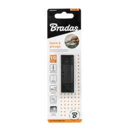 19 mm JUODOS keičiamos trapecijos formos mentės -DIY-KN1902BB/10B