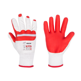 ROCK apsauginės pirštinės, guminės, 9 dydis, lizdinėje pakuotėje -RWBR9