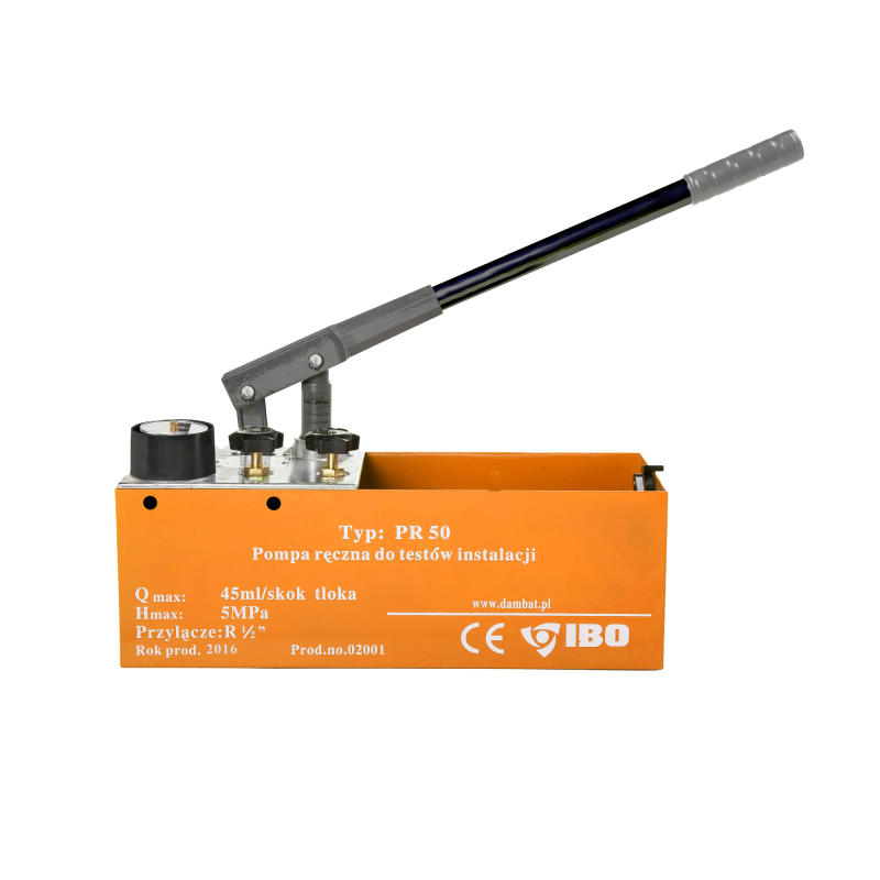 PR 50 rankinis siurblys slėgio bandymams