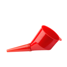 Piltuvėlis su antistatiniu sieteliu RAUDONAS -ES10RD