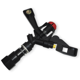 BLACK LINE 2 krypčių AQUA JET pulsuojantis purkštuvas -AJ-TS6005