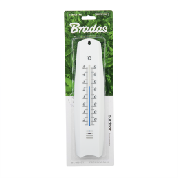 Lauko termometras WHITE LINE - plastikinis, BALTASIS -WL-M34WH