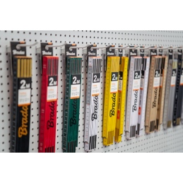 MEDINĖ sulankstoma liniuotė 1 m -DIY-MFW11WH/24BOX