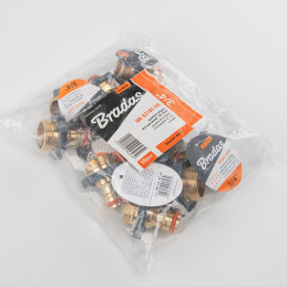 ŽALVARINIS MINKŠTAS Sraigtas purkštuvų įrenginiams GZ 3/4" US, žalvaris -BR-S2185-US