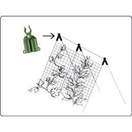 Viršutinė jungtis, reguliuojama 8 mm poliams - 4 vnt. pakuotėje -TYLS08/4