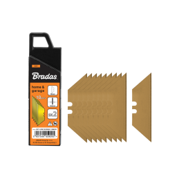 19 mm keičiami trapeciniai peiliukai iš auksinės dėžutės -DIY-KN1902BG/10BOX