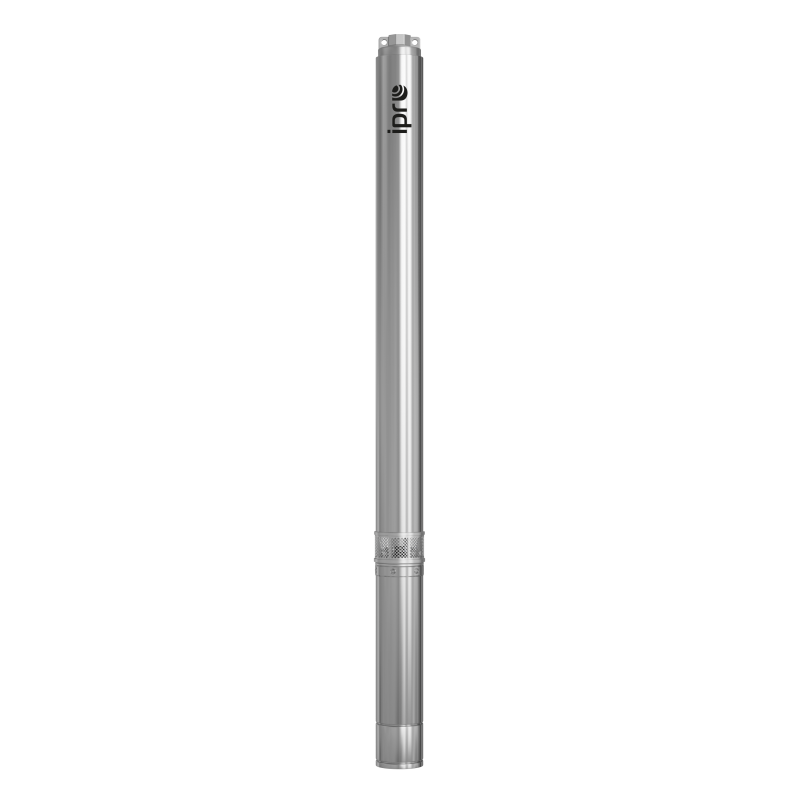 4 colių IPRO 12-055 t (4 kW, 400 V) giluminis siurblys su 1,5 m kabeliu