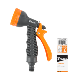 GOLD LINE plastikinis purškimo pistoletas, 7 funkcijos -GL7209