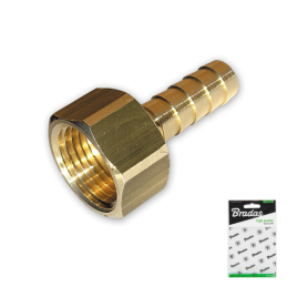 Žarnos nipelis 9 mm, GW 1/2" ŽALVARIS -PRA3W