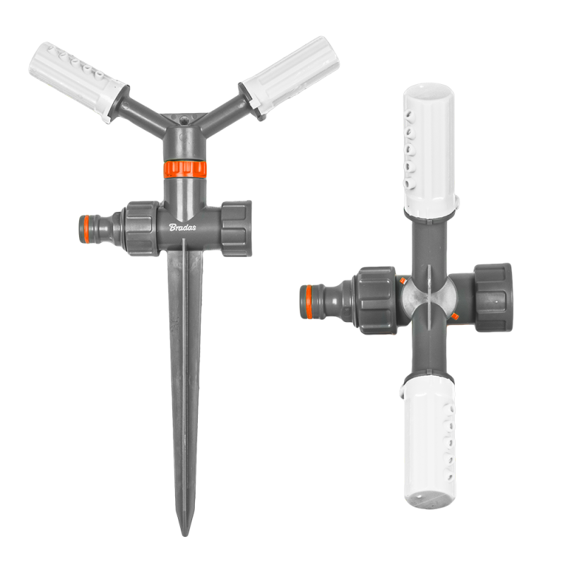 WHITE LINE 2 svirčių besisukantis purkštuvas ant smaigalio – blisterinė pakuotė -WL-6106