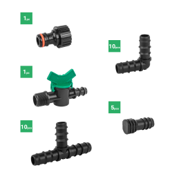 16 mm lašelinės žarnos priedų rinkinys - 27 vnt. -DSWA20-SET1