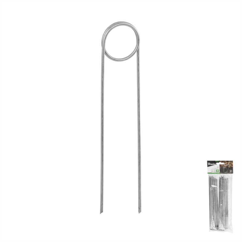 Cinkuotas metalinis kaištis „O“ formos -ATSMGO1320/10B