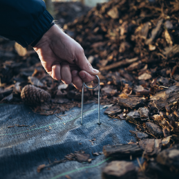 Cinkuotas metalinis kaištis „O“ formos -ATSMGO1320/10B