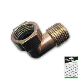 Kampinė jungtis GZ 1/2" / GW 1/2" CINKAS -PRK1/2*1/2W