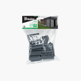 SOLID tvoros juostos spaustukai - pilki -TOBKS4740GY