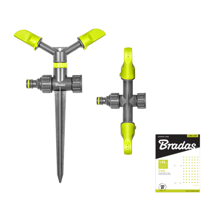 LIME LINE 2 svirčių besisukantis purkštuvas ant smaigalio -LE-6101