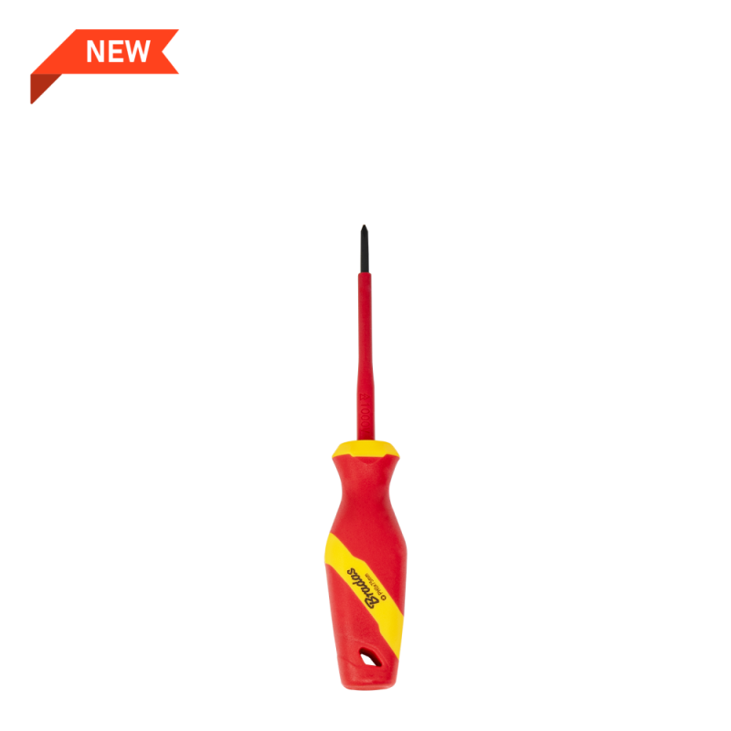 Izoliuotas kryžminis atsuktuvas PH0 75 mm 1 kV -DIY-PH120075-V