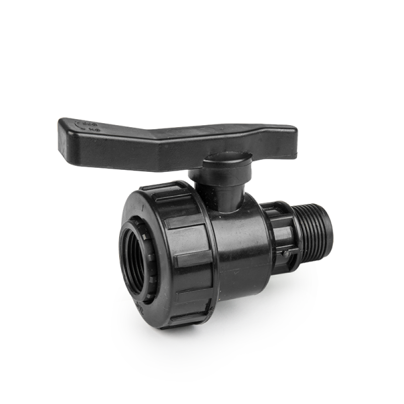 PN10 vožtuvas PE vamzdžiams GW3/4" / GZ3/4 -DSRA10VF34M34