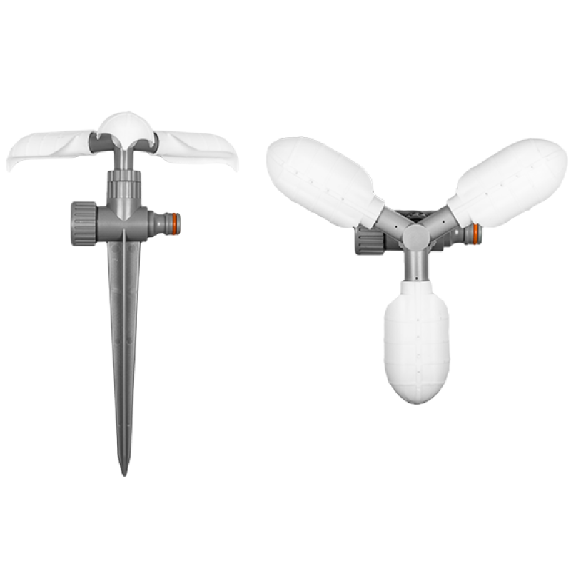 WHITE LINE reguliuojamas besisukantis laistymo purkštuvas, įvažiuojamas, 3 lapų -WL-3325