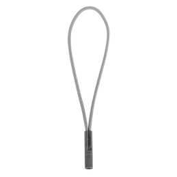BUNGEE CORD T BAR elastinė virvė su reketu, 20 cm ilgio - lizdinė plokštelė -BCT1-0420GY-B