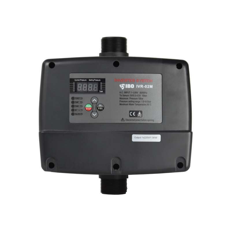 IVR 02M (0,37–1,5 kW, 230 V, 12 A) inverterinis
