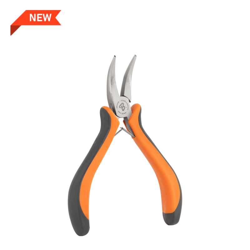 MINI lenktos replės 125 mm, nikeliuotos -DIY-PL2013/4