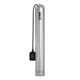 4 OLA Inox 70/100 (1,1 kW, 230 V) giluminiai siurbliai su plūduriu ir 20 m kabeliu