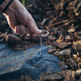 Cinkuotas metalinis kaištis „G“ formos -ATSMGG2620/10B