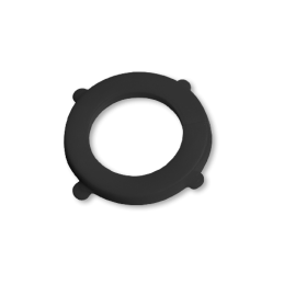 BLACK LINE tarpinė 1 colio BLACK jungtims - 50 vnt. -ECO-UB504