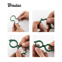 Augalų spaustukai 22 mm -TYK022GR/100