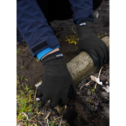 TERMO GRIP BLACK latekso apsauginės pirštinės, 8 dydis -RWTGB8