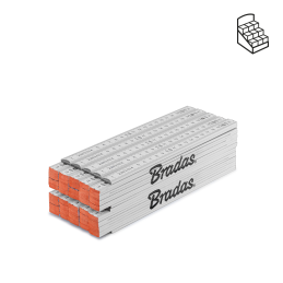 MEDINĖ sulankstoma liniuotė 2 m -DIY-MFW22WH/10BOX