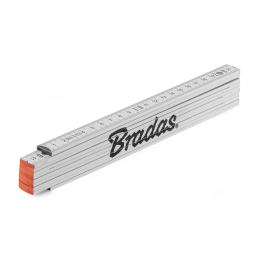 MEDINĖ sulankstoma liniuotė 2 m -DIY-MFW22WH/10BOX