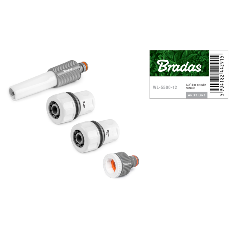 WHITE LINE 4 dalių rinkinys 3/4 colio žarnai -WL-5500-34