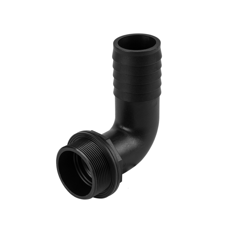 PIN LUG alkūninis jungtis GZ 2" 2" žarnai - PP + tarpinė -ZP09-M200HT200G