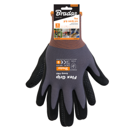 FLEX GRIP SANDY PRO nitrilo apsauginės pirštinės, 9 dydis -RWFGSP9