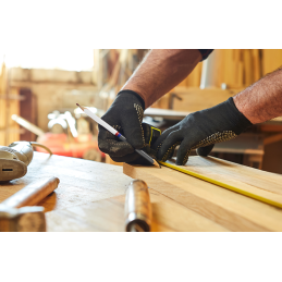 Statybinių pieštukų rinkinys su drožtuku 180 mm HEX -DIY-PCWL1HX18/S6B