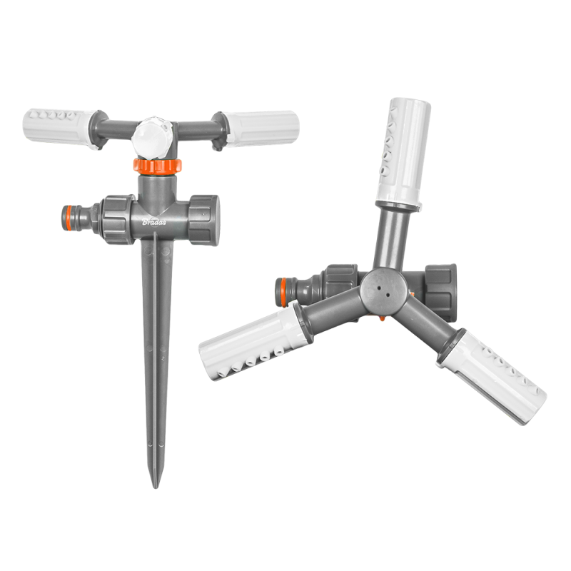 WHITE LINE 3 svirčių besisukantis purkštuvas ant smaigalio – blisterinė pakuotė -WL-6107