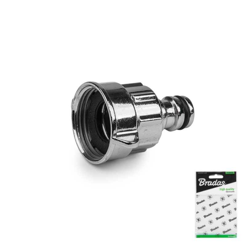 Čiaupo jungtis GW 1" / 3/4" CINKO CHROME - demonstracinis maišelis -CH-KTW4018Z