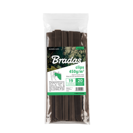 Tvoros juostos spaustukai 450 g - rudi -TOBK1920BR