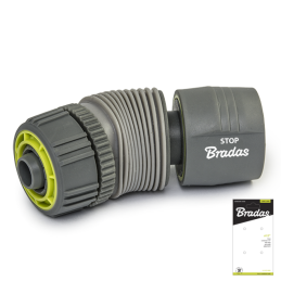 LIME LINE SOFT 1/2" greito prijungimo jungtis su ribotuvu ir kampo reguliavimu -LE-S2142K