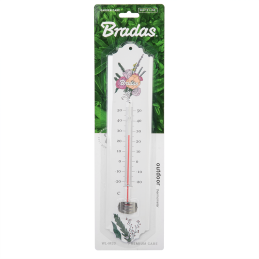 Lauko termometras WHITE LINE - metalinis, 30 cm -WL-M33