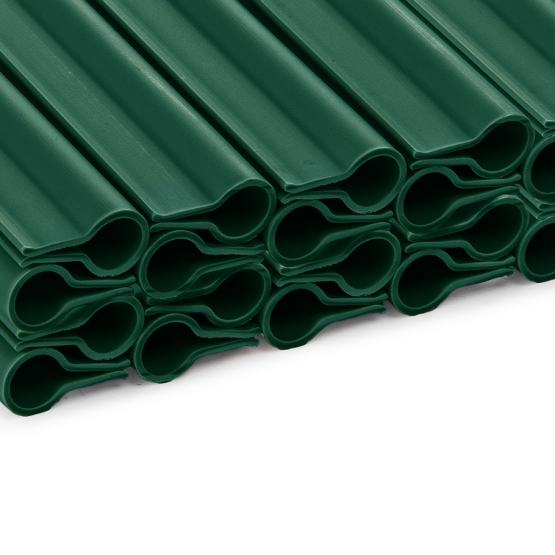 Tvoros juostų/tinklo spaustukai 19 cm - žali -TOBKTS1920GR