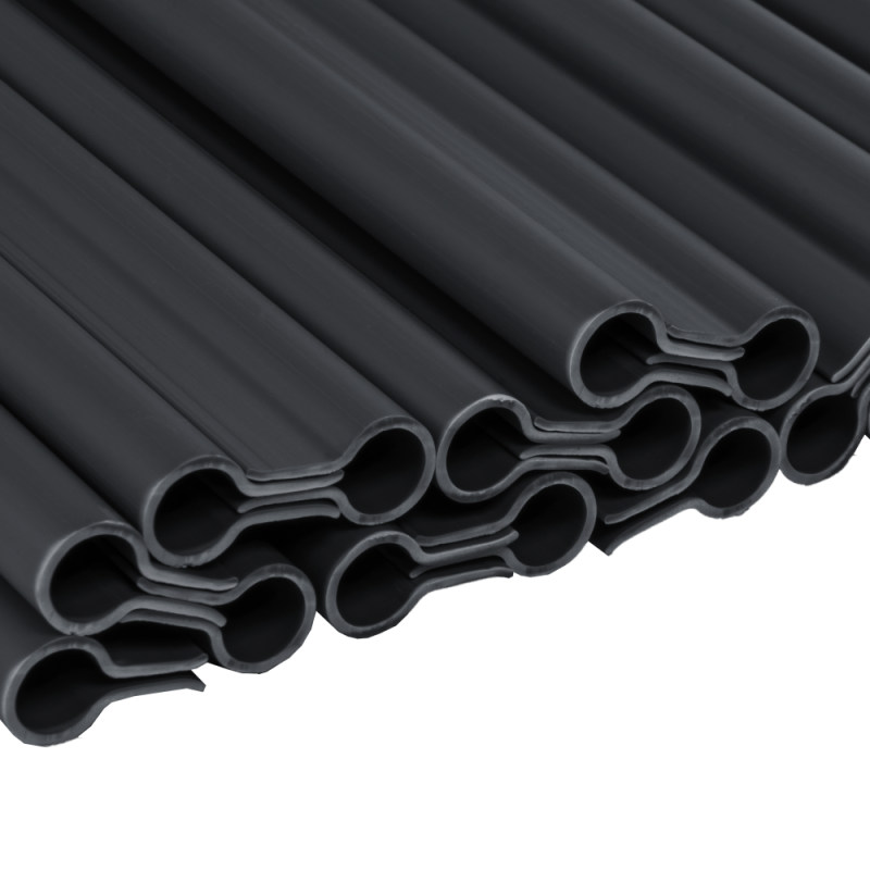 SOLID tvoros juostos spaustukai - tamsiai pilki -TOBKS1920DGY