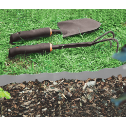 Banguotas vejos apvadas 9 m x 10 cm, šviesiai pilkas -OBFLGY 0910