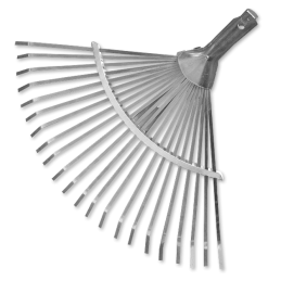 Metalinis ventiliatoriaus grėblys, reguliuojamas, be rankenos -KT-W008A