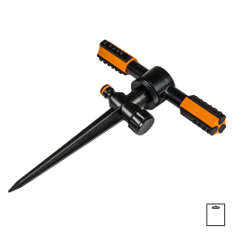 BLACK LINE 2 svirčių purkštuvas su plastikiniu smaigaliu DUO -ECO-TS1010K