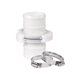 Žarnos jungtis 2" žarnai + 2 vnt. spaustukų - RINKINYS -ZP11-200SET